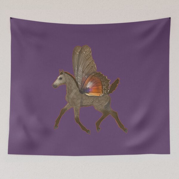Item preview, Cute Baby Horse Foal Butterfly Pegasus designed and sold by DappledMoon.