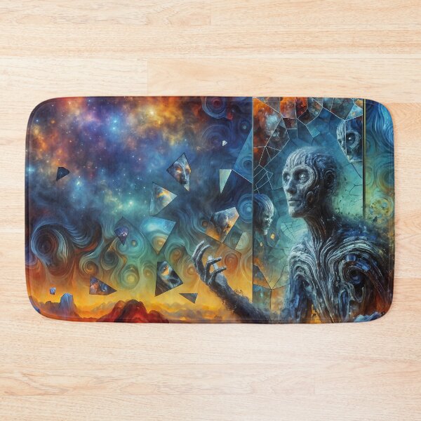 Item preview, Eerie Mannequin in a Surreal Landscape designed and sold by koreatvtea.