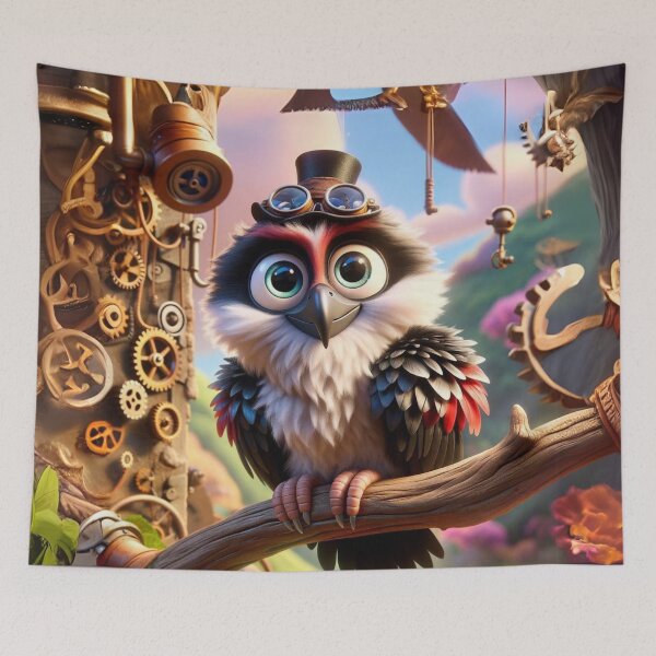 Item preview, Steampunk Bearded Vulture designed and sold by Sillytoe.