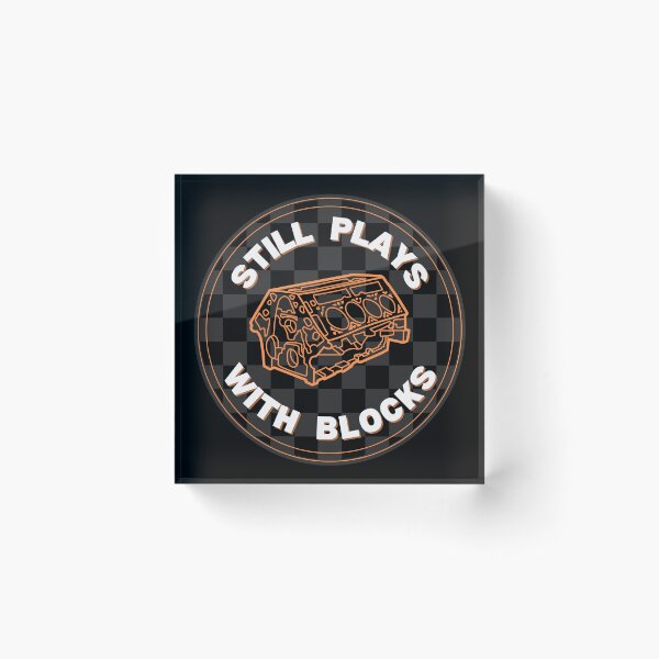 Item preview, Still Plays With Blocks designed and sold by fgtdesignz.
