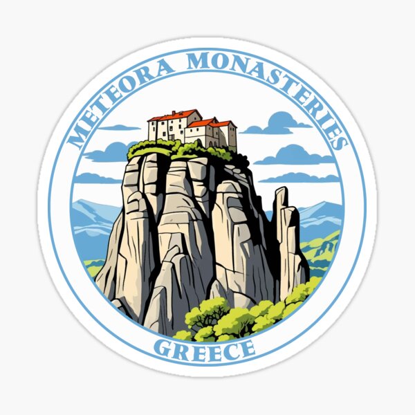 Item preview, Meteora Monasteries Greece designed and sold by NPStudio.