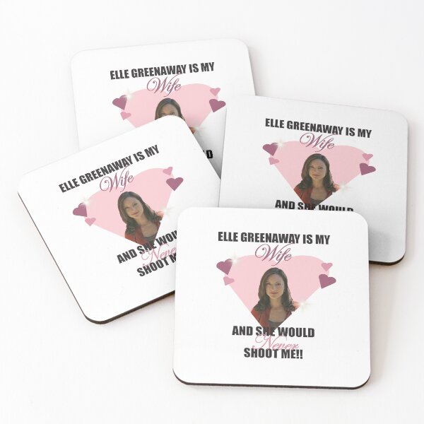 Item preview, elle greenaway is my wife and she would never shoot me!! designed and sold by bbyhoneyyy.
