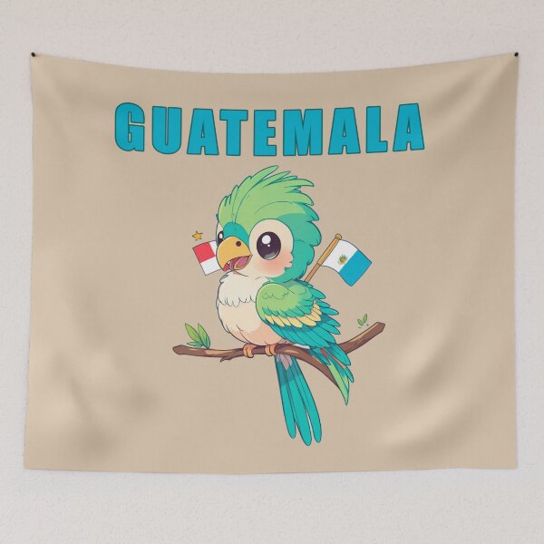 Item preview, Guatemala Quetzal kawaii style designed and sold by La Loca.