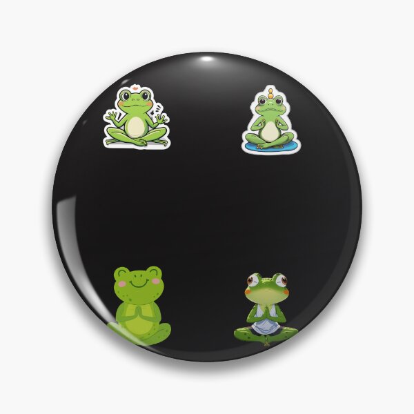 Item preview, Zen Frog HD Sticker Set / T Shirt designed and sold by Designsleashed.