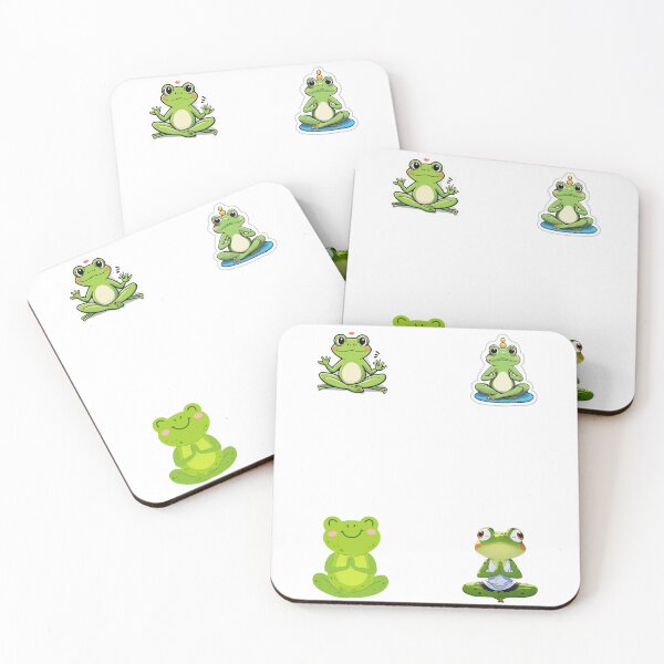 Item preview, Zen Frog HD Sticker Set / T Shirt designed and sold by Designsleashed.