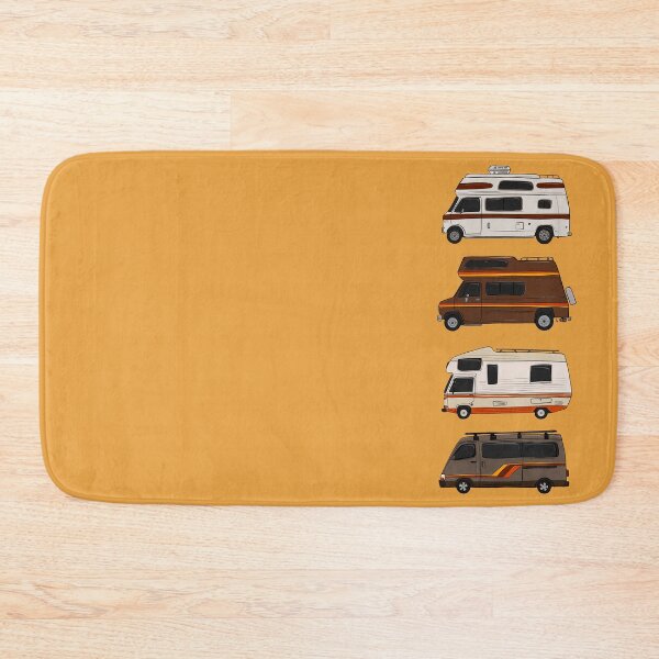 Item preview, 80s camper van quartet designed and sold by Antoine Marineau Bélanger.