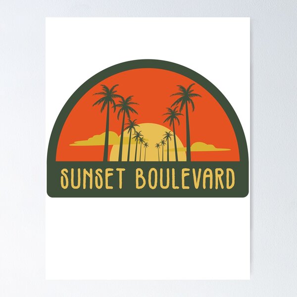 Item preview, Sunset boulevard designed and sold by NicMacTees.