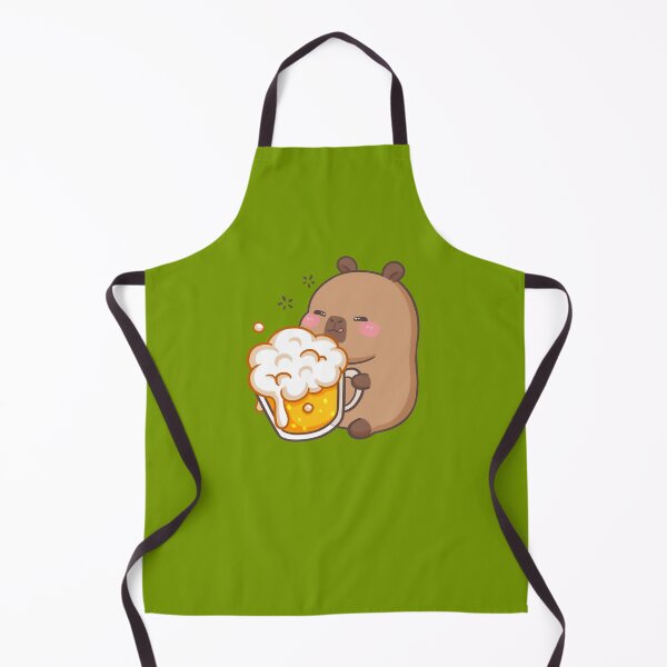 Artikelvorschau, Niedliches Capybara mit Bierillustration entworfen und verkauft von CapyFun.