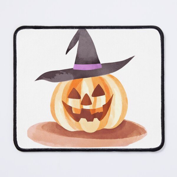 Item preview, A pumpkin with a witch's hat on top of it designed and sold by PWDigitalArt.