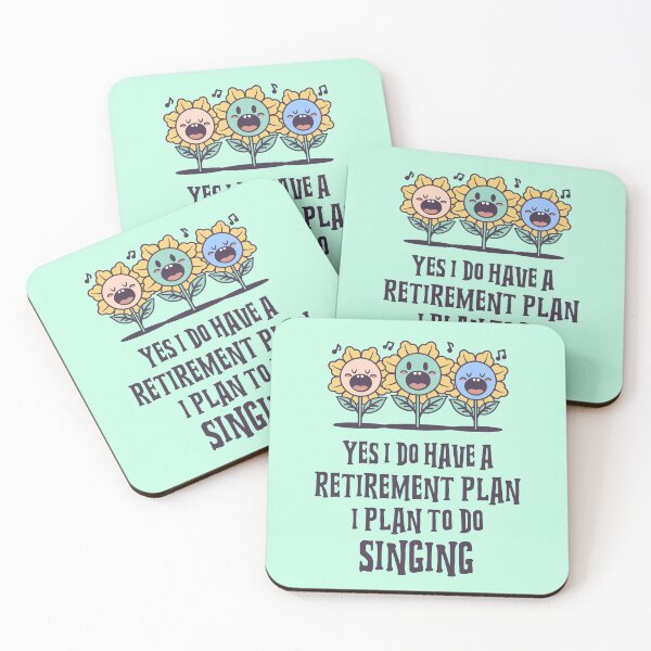 Item preview, Yes I do have a retirement plan I plan to do Singing designed and sold by 87-Aesthetics.