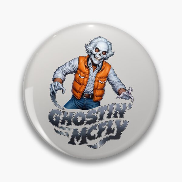 Item preview, Funny Ghostin McFly Halloween Ghost designed and sold by TheArtOfPat.