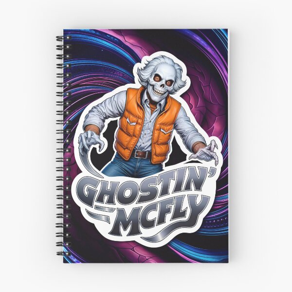 Item preview, Funny Ghostin McFly Halloween Ghost designed and sold by TheArtOfPat.