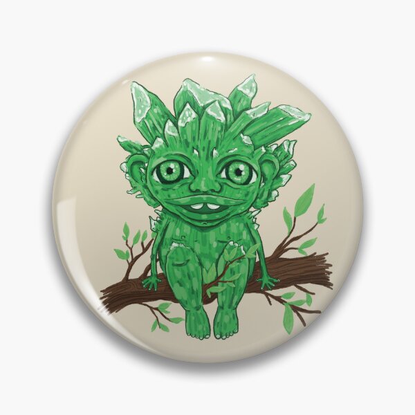 Item preview, Green Tourmaline Chaneque designed and sold by miim ilustra.