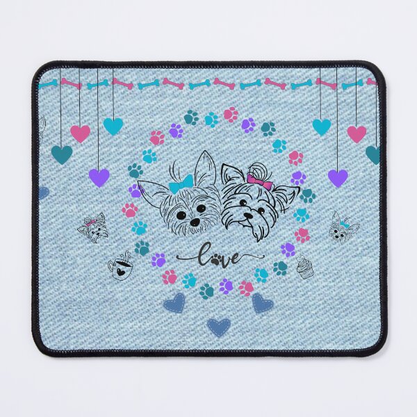 Item preview, Yorkie Love Denim Collection - Inspired by Casper designed and sold by Elkadirifarm.