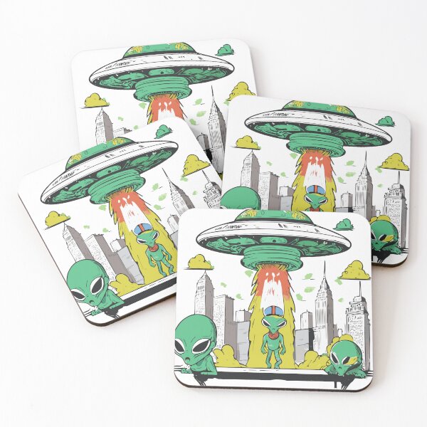 Item preview, Alien Invasion in the Big City designed and sold by Petrov Reiter.