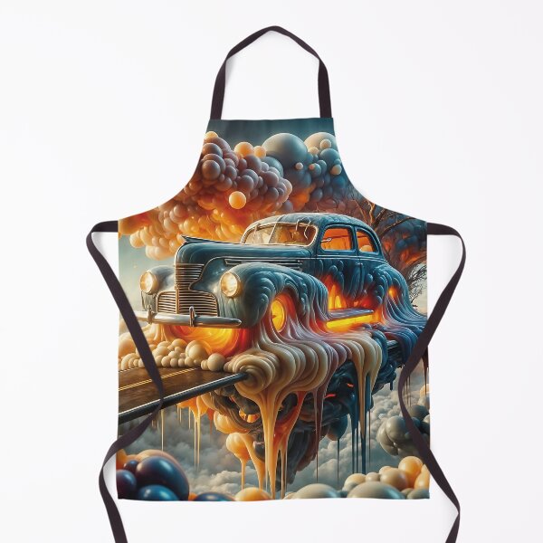 Item preview, Melting Retro Car in Dreamy Scene designed and sold by koreatvtea.