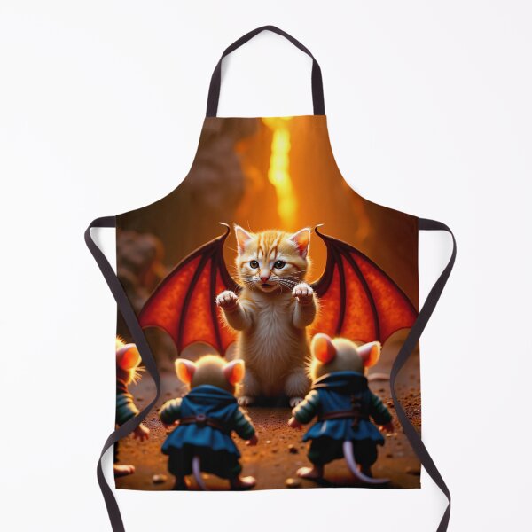 Item preview, In the Lair of the Dragon Kitten designed and sold by Lava Tigers Art.