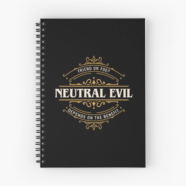 Item preview, Neutral Evil Funny Tabletop RPG Alignment designed and sold by pixeptional.