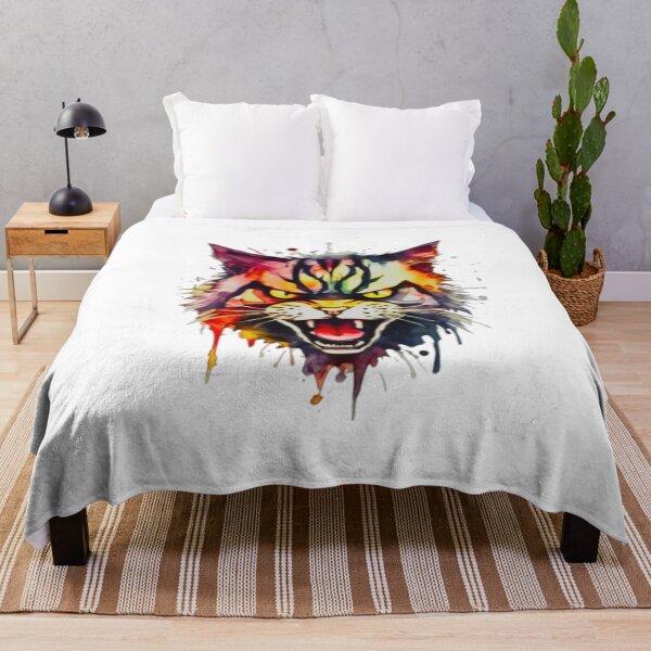 Item preview, Angry Cat Funny Sarcastic Quote Graphic Tee,Angry Cat Designs Cool Creatures Apparel designed and sold by majidi1.
