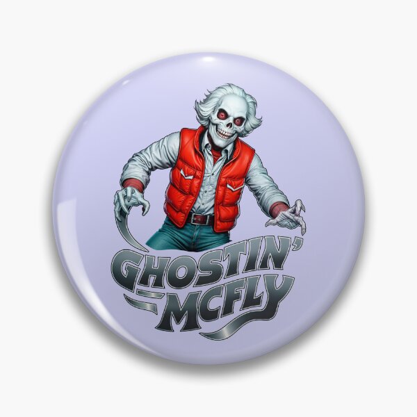 Item preview, Funny Ghostin McFly Halloween Ghost designed and sold by TheArtOfPat.