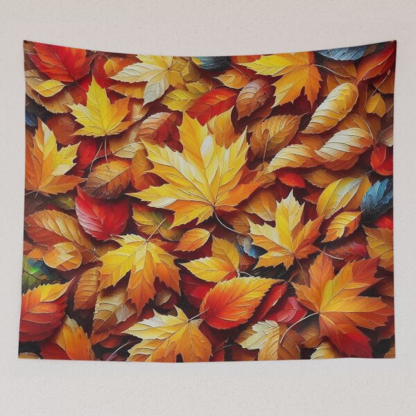 Item preview, Autumn's Leaves in Oil Painting - Perfect for kids and Adults Twinning Outfits, For Him, For Her, For kids or for pets, for gifts too! designed and sold by erkabees.