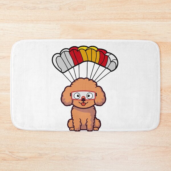 Item preview, Happy Brown dog has a parachute designed and sold by Pet Station.