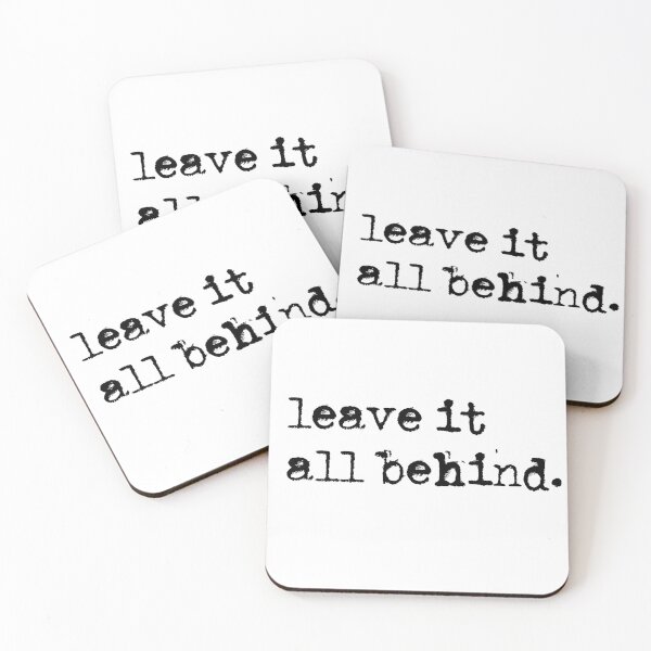 Item preview, leave it all behind designed and sold by rainbowcatnip.