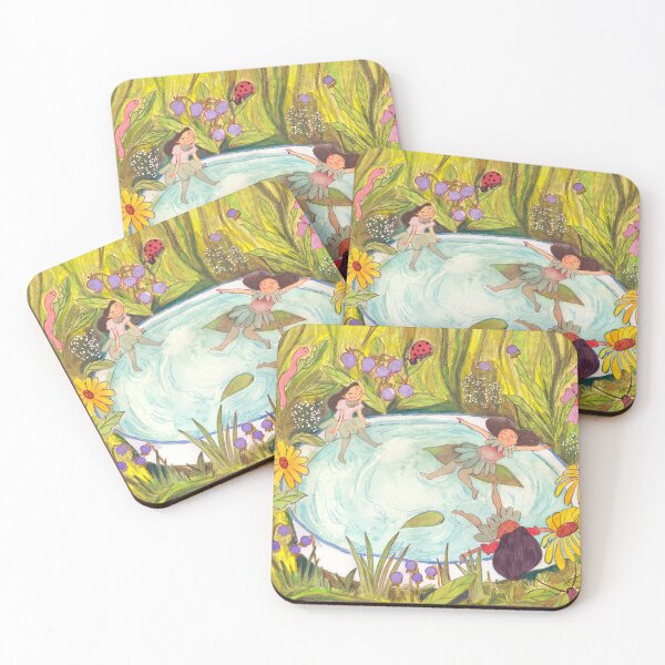 Item preview, Little fairy people in a pool  designed and sold by DuliSen.