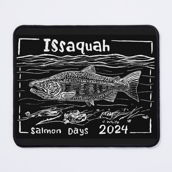 Item preview, Salmon Days - postcard image designed and sold by jenesaiscluck.