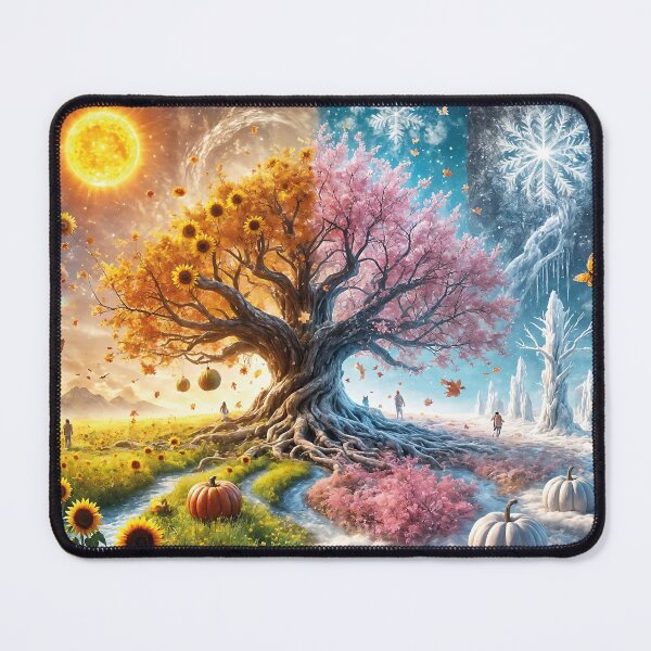 Item preview, Tree Through Four Seasons in Split designed and sold by koreatvtea.