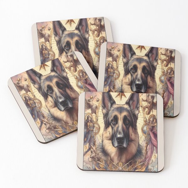 Item preview, CANINE TAROT: THE EMPEROR designed and sold by Venta Mix  JellycientArt.