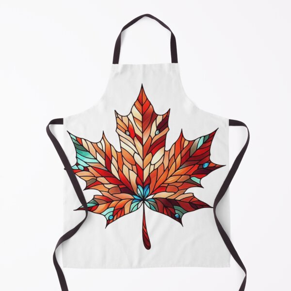 Item preview, Stained Glass Single Maple Leaf in Autumn designed and sold by erkabees.
