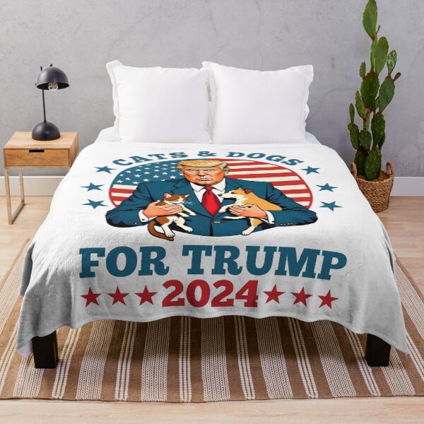 Item preview, Gatos y perros para Trump 2024 designed and sold by petestyles.