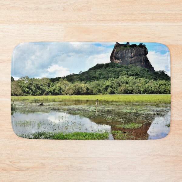 Item preview, Sigiriya Ruins Reflected in the Pond designed and sold by franck380.