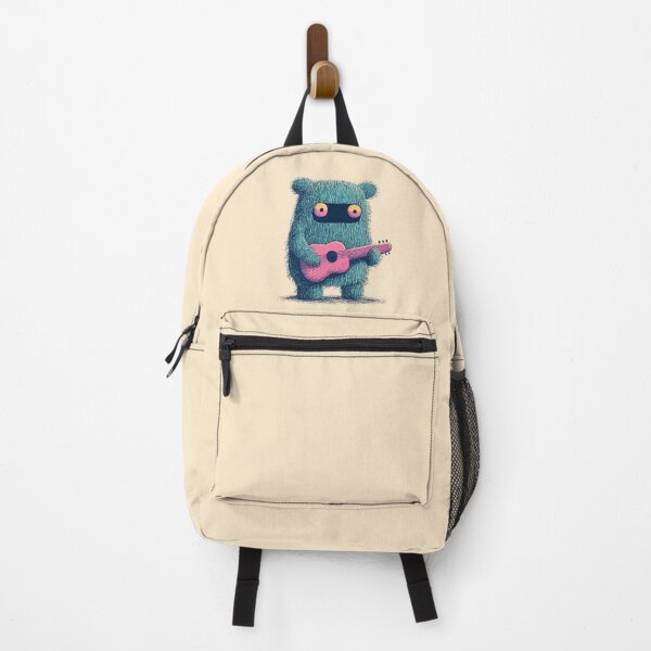 Item preview, Fuzzy Guitarist: Whimsical Monster Music Maker designed and sold by ThePurpleMelon.