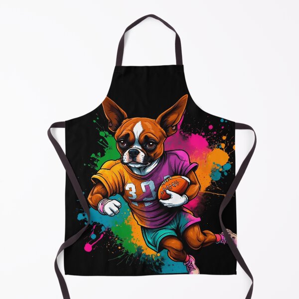 Item preview, Boxer dog playing american football designed and sold by Furrifico.