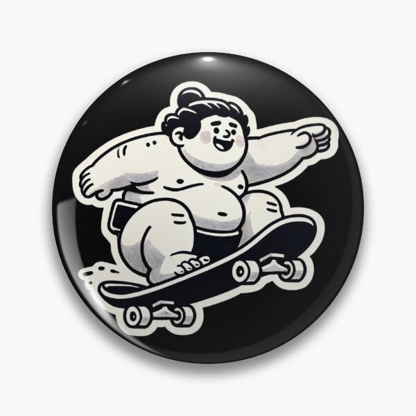 Item preview, Sumo Skateboarder designed and sold by PinUpPizzazz.