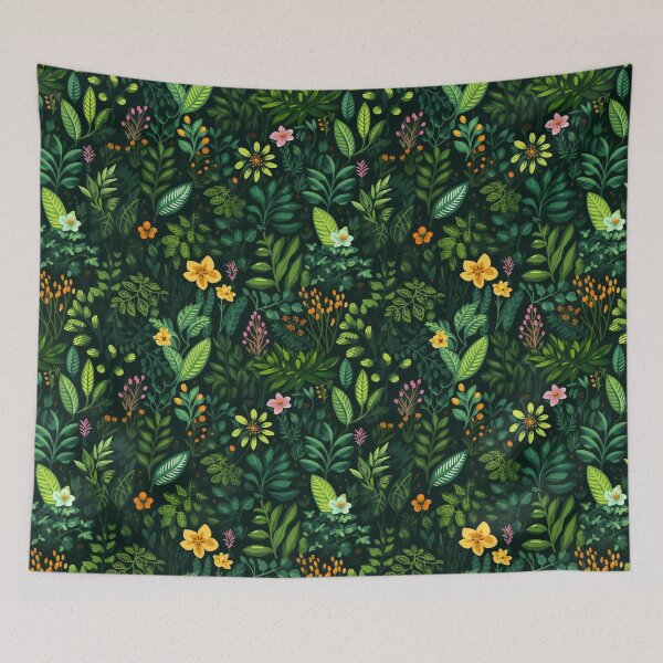 Item preview, Foliage and Flowers Pattern designed and sold by Tech Tones.