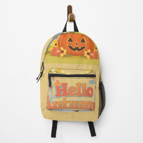 Item preview, Hello Autumn - Pumpkin, Ghost, and Fall Leaves Design designed and sold by pnidesign.