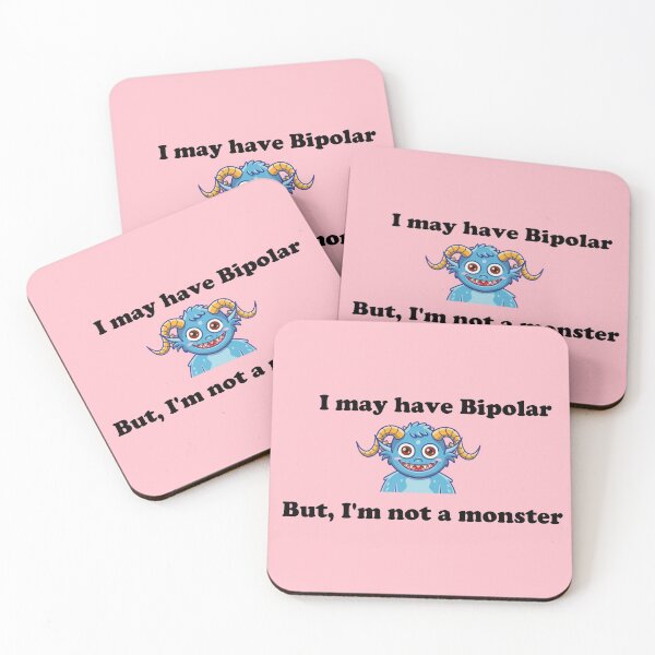 Item preview, I may have Bipolar, but I'm not a monster - Black Text Version designed and sold by Idea-Artwork.