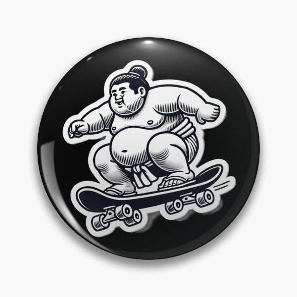 Item preview, Sumo Skateboarder designed and sold by PinUpPizzazz.