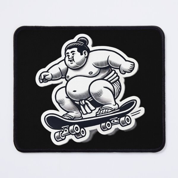 Item preview, Sumo Skateboarder designed and sold by PinUpPizzazz.