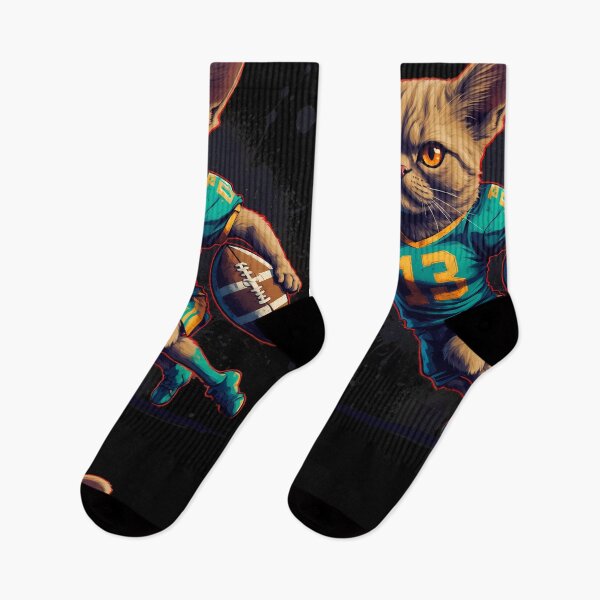 Item preview, Grumpy Persian cat playing american football designed and sold by Furrifico.