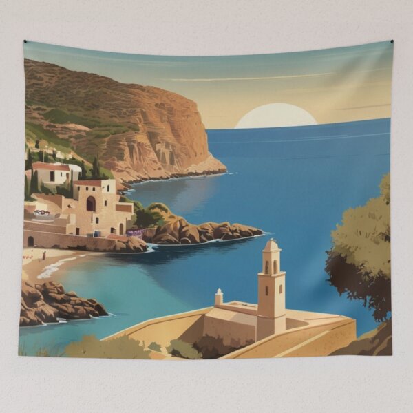 Item preview, 054 Vintage Crete, Greece Poster Design designed and sold by Alexis Art Collection.