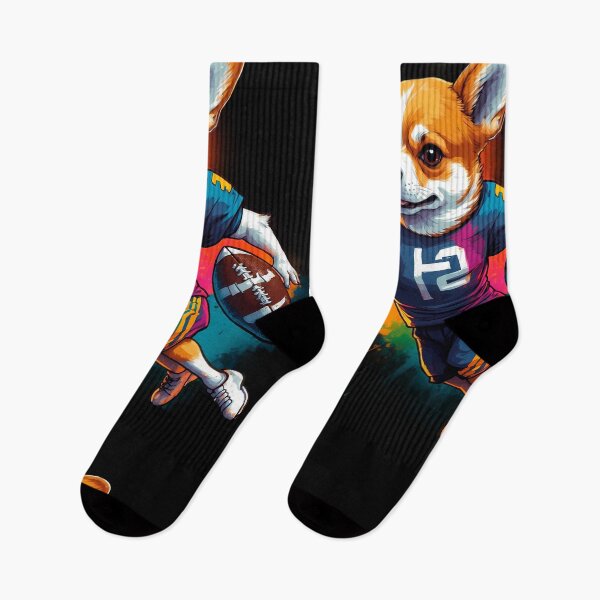 Item preview, Corgi dog playing american football designed and sold by Furrifico.