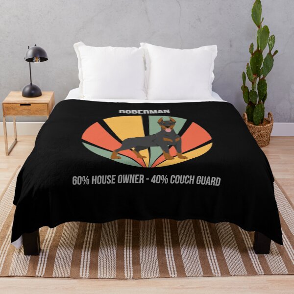 Item preview, 60% House Owner, 40% Couch Guard - Doberman designed and sold by Numbers-Art.