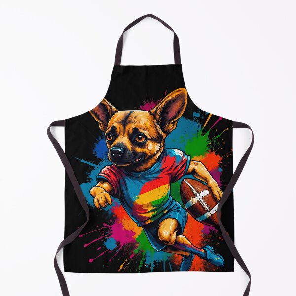 Item preview, German Sheppard dog playing american football designed and sold by Furrifico.