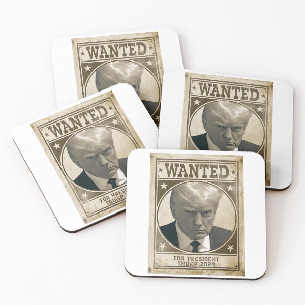 Item preview, Wanted for President Trump 2024 designed and sold by distant55.