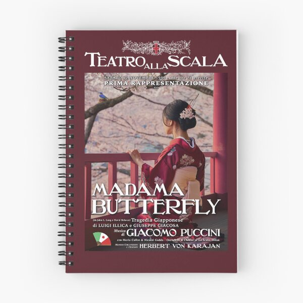 Item preview, La Scala Madame Butterfly Opera Poster designed and sold by travelwitheric.