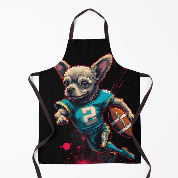 Item preview, Poodle dog playing american football designed and sold by Furrifico.